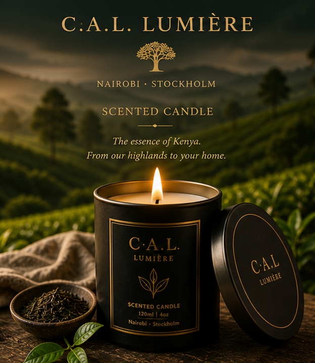 Kenya Highlands C.A.L. Lumière Scented Candle.