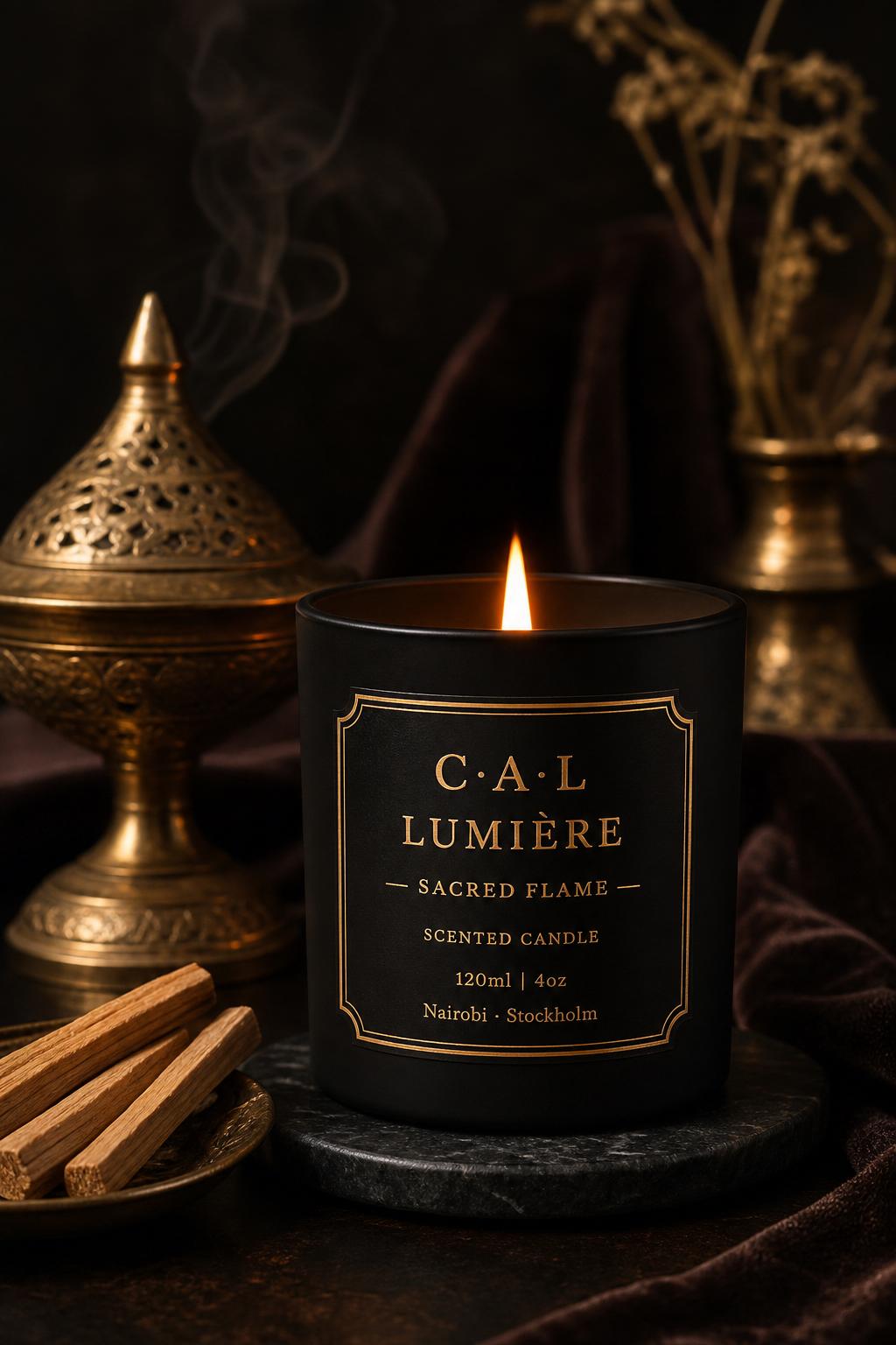 Sacred Flame C.A.L. Lumière Scented Candle.